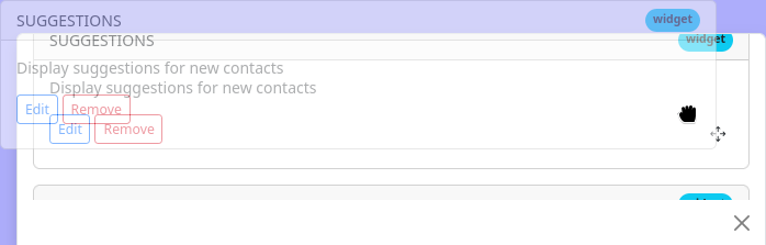 Verschieben eines Elements