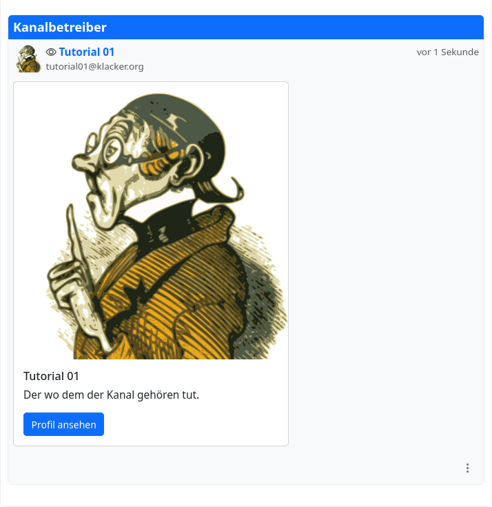 Vorschau des Beispiel-Blocks