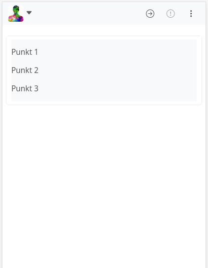horizontaleBootstrap-Navbar auf kleinem Display